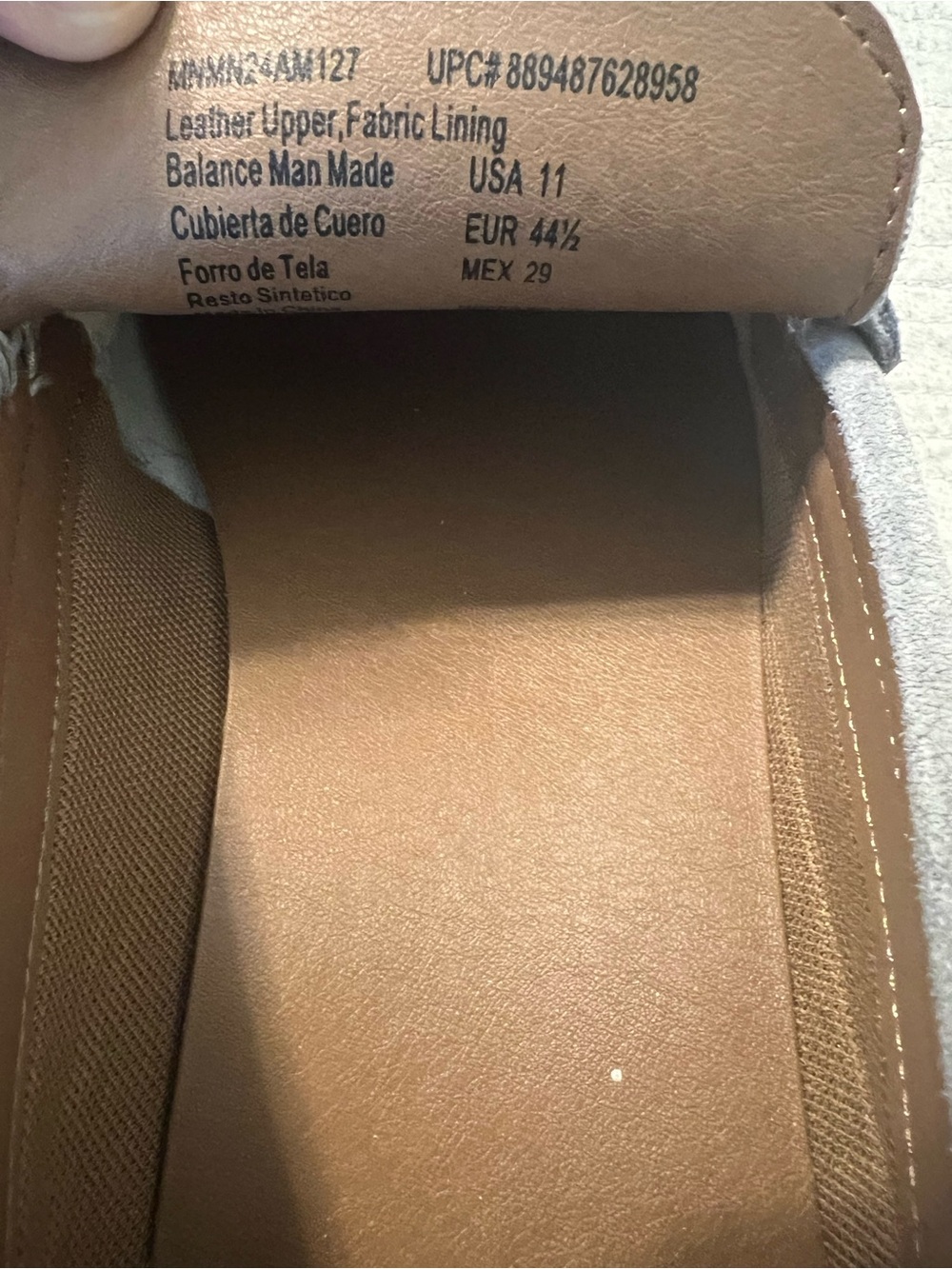 Men's Steve Madden Grey Suede Penny Loafers - Picture 6 of 6